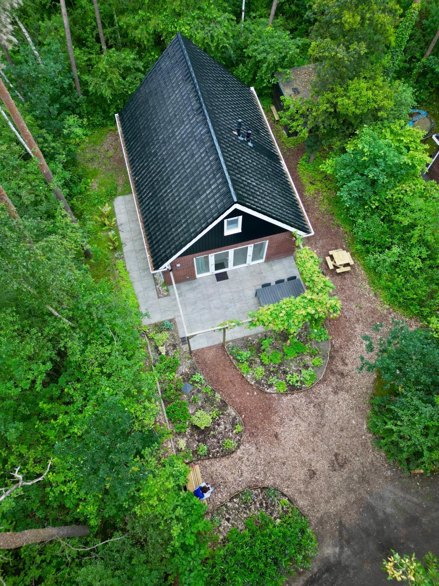Vakantiehuis Vliegend Hert Veluwe Nunspeet Esterno foto